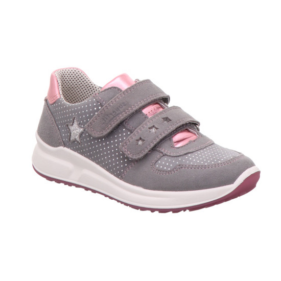 Superfit sneakers Merida grå/ rosa