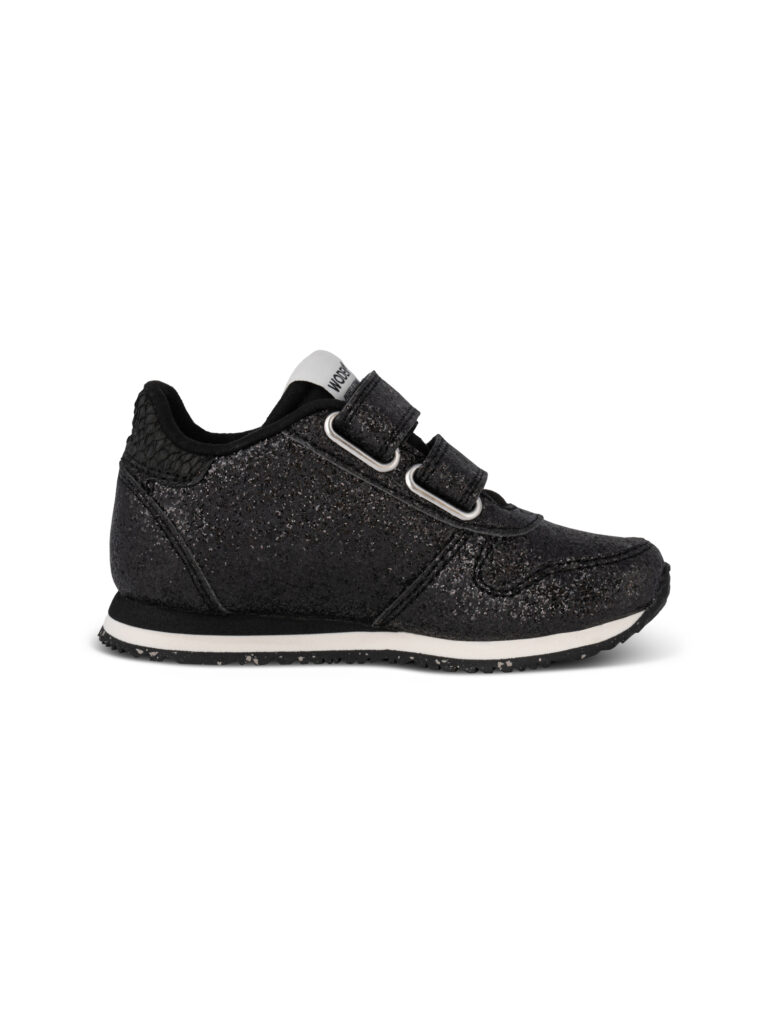 Woden sneakers Ydun allover glitter black